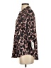 Halife Animal Print Brown 3/4 Sleeve Blouse Size S - photo 5
