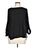 Atmosphere 100% Polyester Black 3/4 Sleeve Blouse Size 10 - photo 1