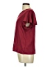 Shein 100% Polyester Burgundy Short Sleeve Top Size 8 - 10 - photo 5