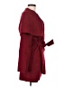 Unbranded 100% Polyester Burgundy Red Coat Size M - photo 4