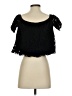 Express Black Short Sleeve Top Size S - photo 2