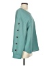 Unbranded 100% Polyester Teal Long Sleeve Blouse Size M - photo 4