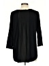 Rose + Olive Black 3/4 Sleeve Top Size L - photo 2