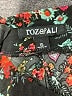 Roz & Ali 100% Polyester Floral Black Casual Pants Size XXL - photo 4