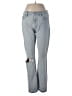 7 For All Mankind Hearts Blue Jeans Size 28 waist - photo 1