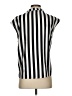Shein Stripes Silver Sleeveless Blouse Size 4 - photo 2