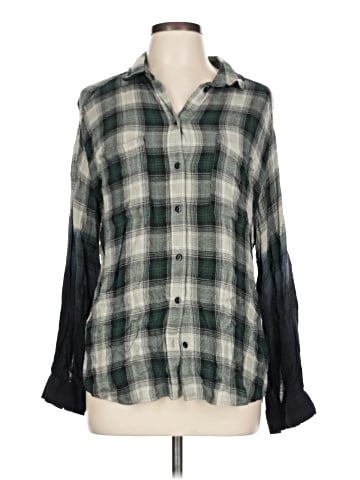 Ecote 3/4 Sleeve Button-Down Shirt (view 1)