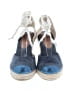 Mint & Rose Color Block Blue Wedges Size EU 38 - photo 2