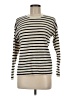 Eileen Fisher 100% Laine (wool) Stripes Ivory Wool Pullover Sweater Size M (petite) - photo 1
