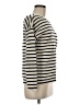 Eileen Fisher 100% Laine (wool) Stripes Ivory Wool Pullover Sweater Size M (petite) - photo 4