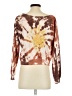 Hippie Rose Tie-dye Brown Pullover Sweater Size XS - photo 2
