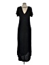 Unbranded Solid Black Casual Dress Size L - photo 2