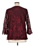 B.i.y.a.y.c.d.a. 100% Polyester Burgundy 3/4 Sleeve Blouse Size 1X - photo 2