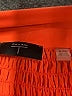 T Tahari 100% Polyester Orange Long Sleeve Blouse Size XL - photo 7