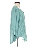 Tiny 100% Polyester Teal Blue Long Sleeve Blouse Size XS - photo 4