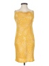 Express 100% Polyester Yellow Cocktail Dress Size XXS - photo 1