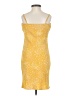 Express 100% Polyester Yellow Cocktail Dress Size XXS - photo 2