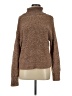 Shein Tweed Brown Tan Turtleneck Sweater Size 6 - photo 1