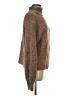 Shein Tweed Brown Tan Turtleneck Sweater Size 6 - photo 4