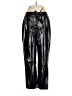 Who What Wear 100% Polyester Metallic Black Casual Pants Size 4 - photo 1