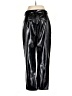 Who What Wear 100% Polyester Metallic Black Casual Pants Size 4 - photo 2