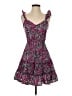 Shein 100% Polyester Paisley Purple Cocktail Dress Size 4 - photo 1