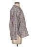 J.Crew 100% Cotton Floral Blue Long Sleeve Blouse Size 0 - photo 4