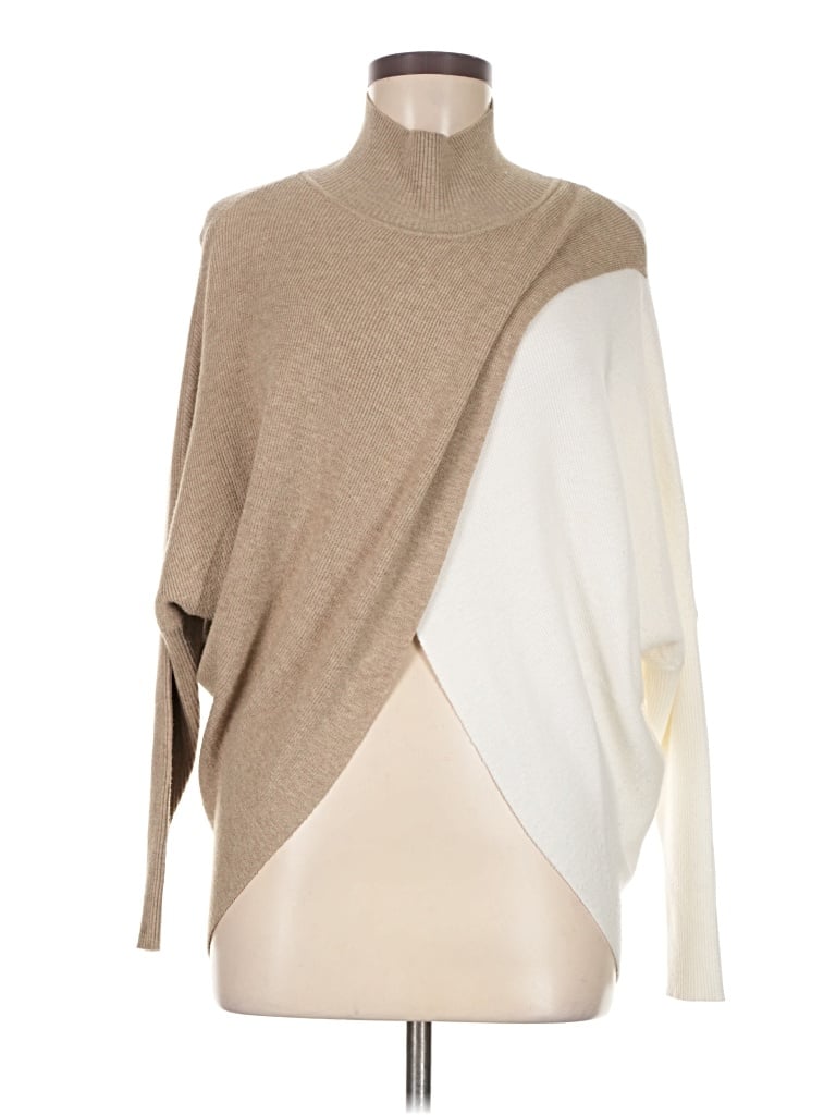 Pre-owned Elan Poncho In Tan