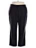 George Solid Black Dress Pants Size 22W - photo 1