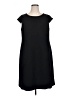 Jones Studio Solid Black Casual Dress Size 16W - photo 1