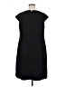 Jones Studio Solid Black Casual Dress Size 16W - photo 2