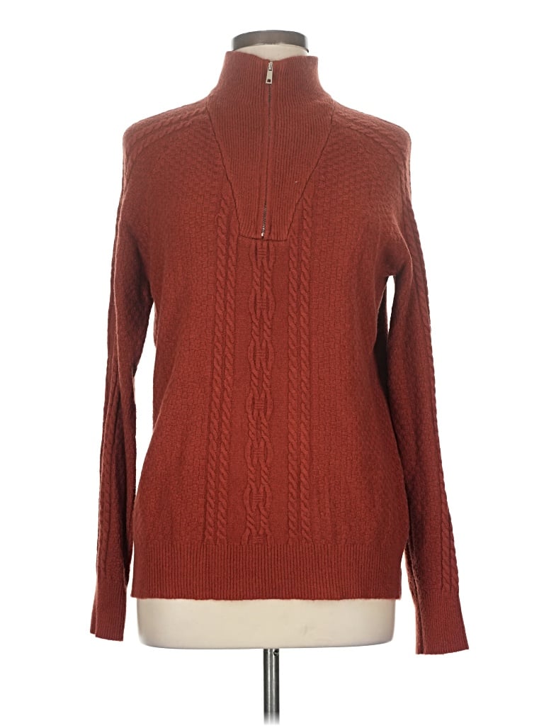 Pre-owned Cyrus Turtleneck Sweater In Brown