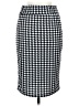 Shein Houndstooth Black Formal Skirt Size 6 - photo 2