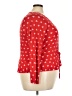Lane Bryant Red Long Sleeve Blouse Size 22 - 24 Plus - photo 4