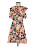 ASOS Floral Orange Cocktail Dress Size 4 - photo 1