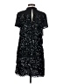 Zara 100% Polyester Stars Black Cocktail Dress Size S - photo 2