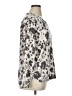 White Birch Animal Print Silver Cardigan Size XL - photo 4