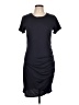 Assorted Brands Solid Black Casual Dress Size L - photo 1