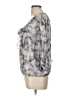 Zara 100% Polyester Gray 3/4 Sleeve Blouse Size L - photo 5