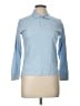 Lands' End Blue Long Sleeve Blouse Size L - photo 1