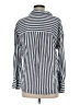 Assorted Brands 100% Rayon Stripes Blue Long Sleeve Button-Down Shirt Size M - photo 2