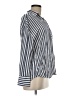 Assorted Brands 100% Rayon Stripes Blue Long Sleeve Button-Down Shirt Size M - photo 4