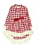 BMG 100% Cotton Checkered-gingham Red Dress Size 4T - 5 - photo 1