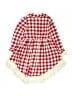BMG 100% Cotton Checkered-gingham Red Dress Size 4T - 5 - photo 2