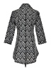 Peck & Peck Print Black Coat Size S - photo 2