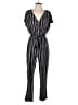 Kelly Renee Stripes Black Jumpsuit Size M - photo 1