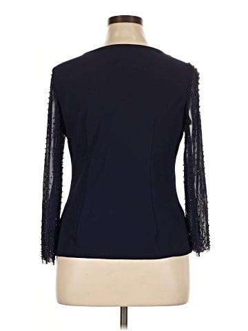 S.L. Fashions 3/4 Sleeve Top (view 2)
