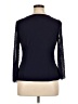 S.L. Fashions 100% Polyester Black 3/4 Sleeve Top Size 14 - photo 2
