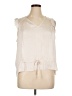 Banana Republic 100% Polyester Ivory Sleeveless Blouse Size XL - photo 1