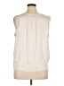 Banana Republic 100% Polyester Ivory Sleeveless Blouse Size XL - photo 2
